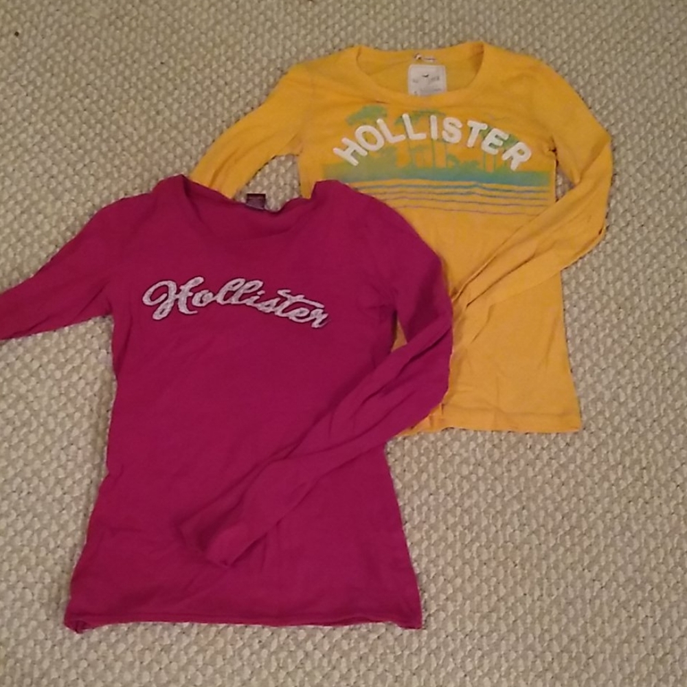 Fitted long sleeve hollister shirts